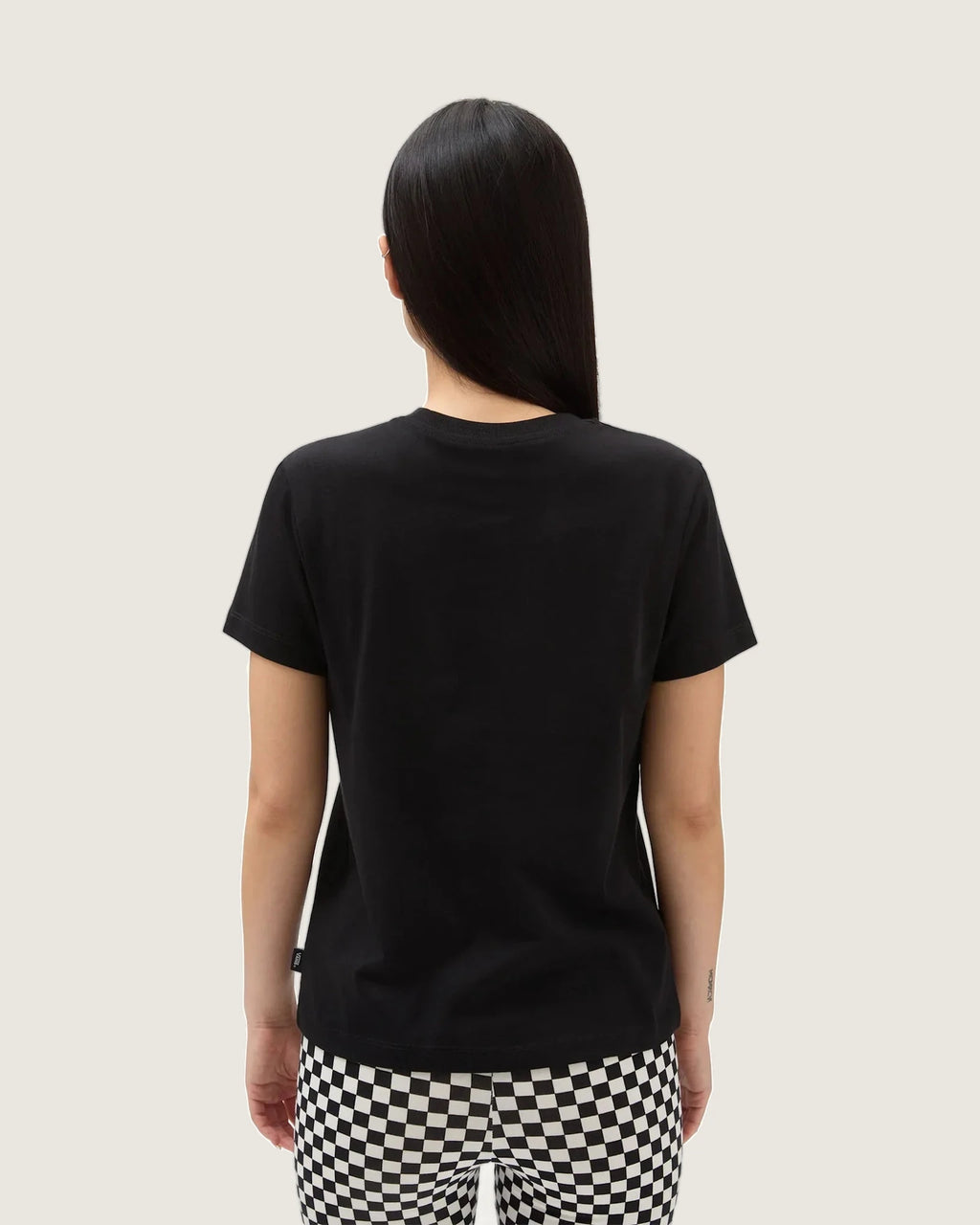 VANS Flying V Crew Tee FLYING V Black kép 3