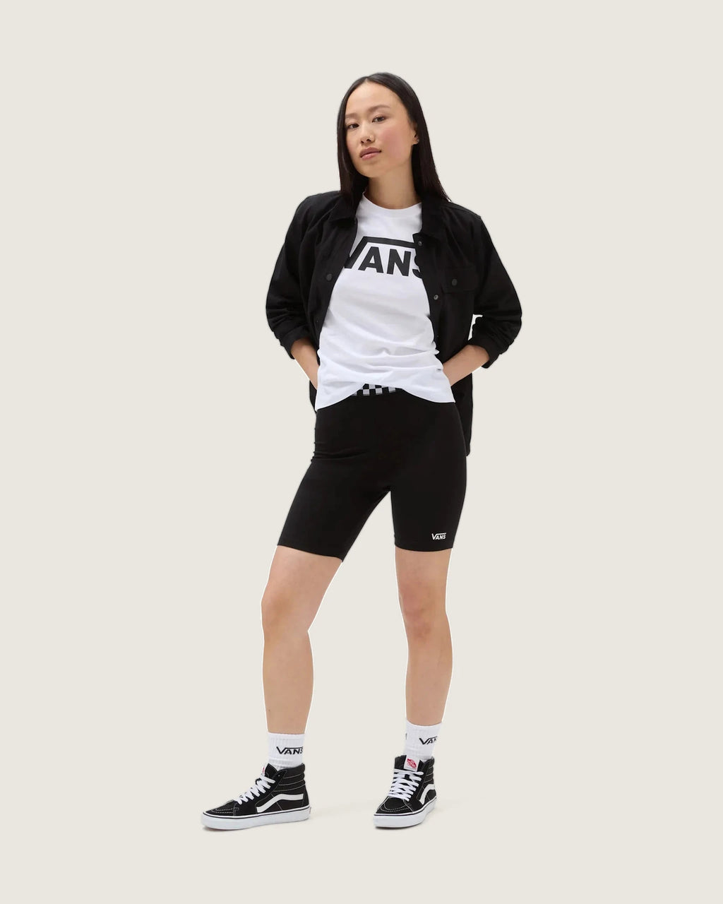 VANS Flying V Crew Tee FLYING V White kép 2