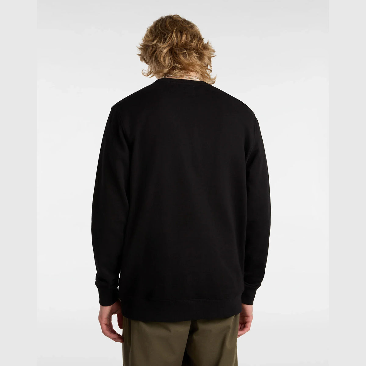 VANS MN VANS CLASSIC CREW II Black/White kép 4