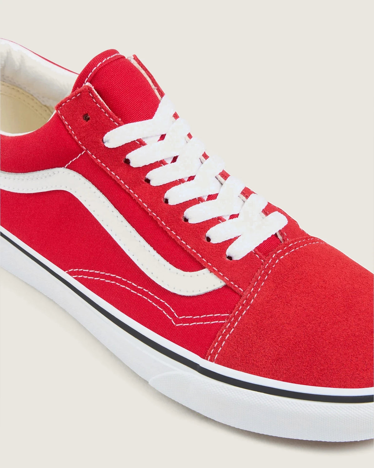 VANS UA Old Skool RACING RED/TRUE WHITE Cipő kép 5