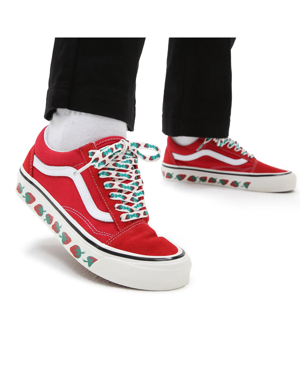 VANS UA Old Skool 36 DX ANAHEIM FACTORY OG STRAWBERRY RED VN0A4BVQRED1 - 3