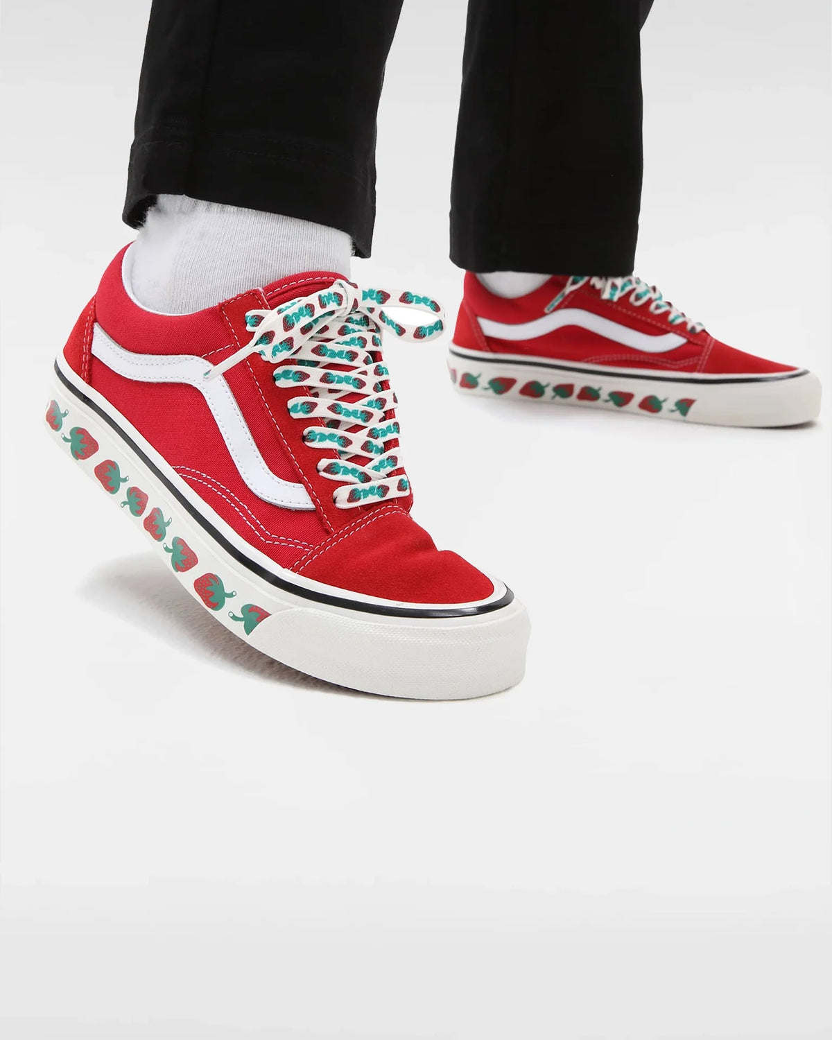 VANS UA Old Skool 36 DX ANAHEIM FACTORY OG STRAWBERRY RED kép 6