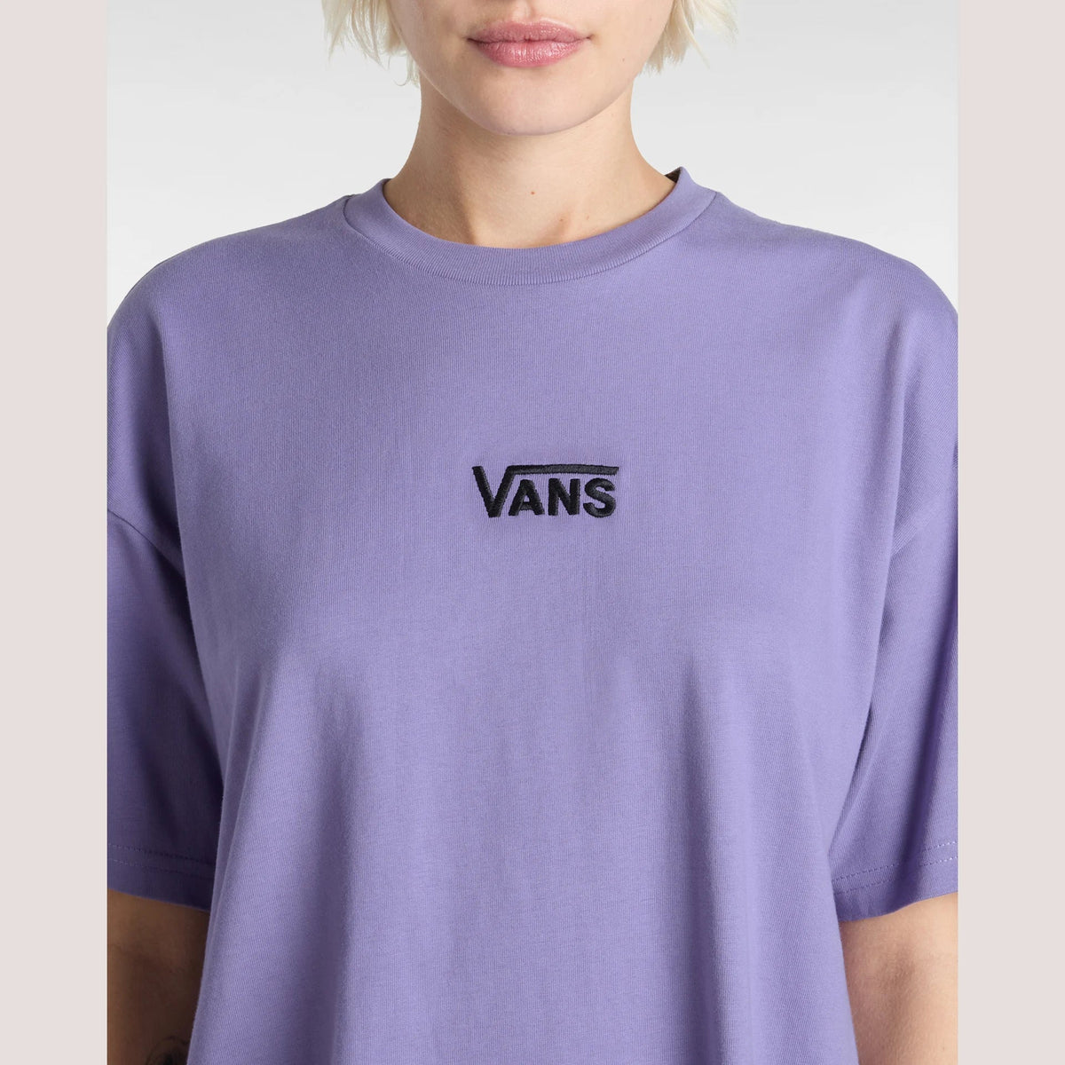 VANS CENTER VEE TEE DRESS Purple Haze Ruha kép 6