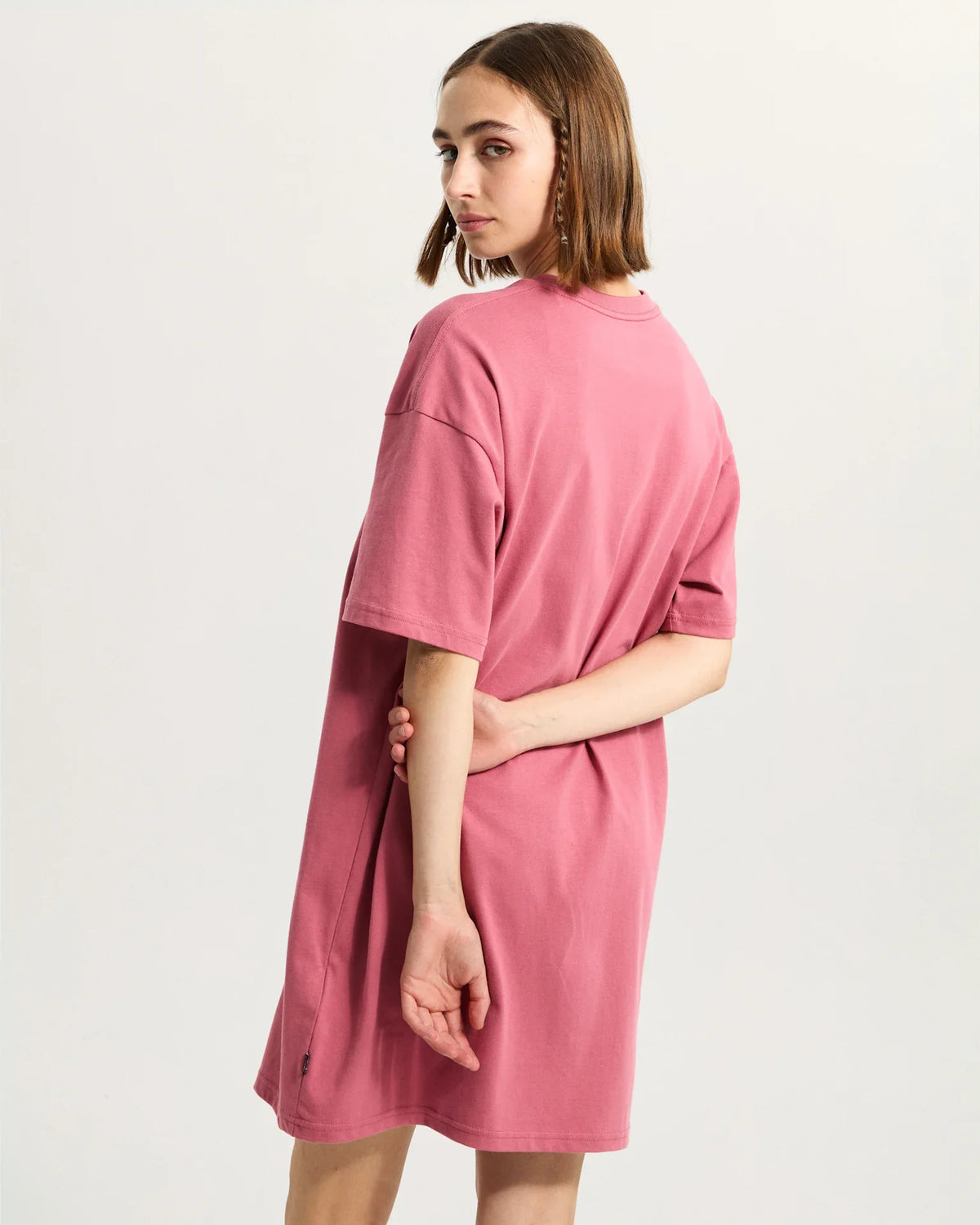 VANS CENTER VEE TEE DRESS MAUVEWOOD Ruha kép 4