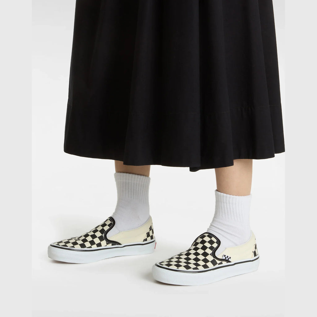 VANS Skate Slip-On (Checkerboard) black/off kép 5