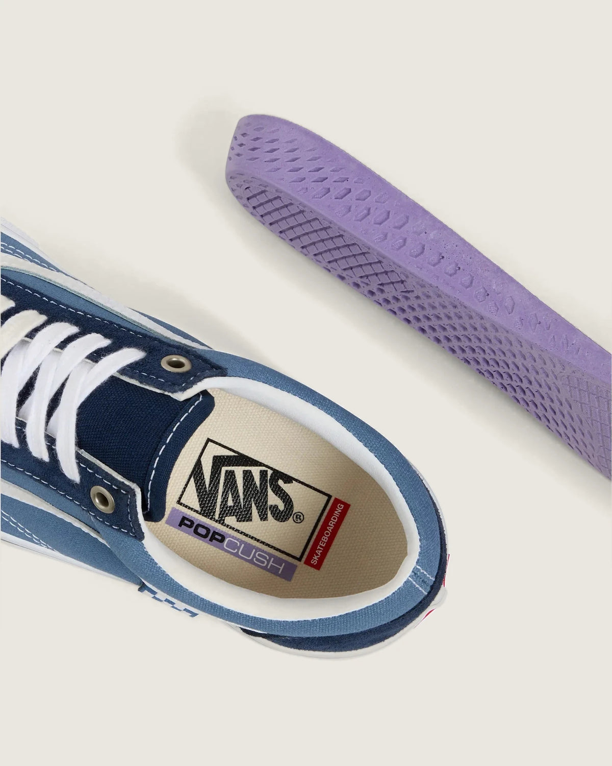 VANS Skate Old Skool Navy/White Cipő kép 6