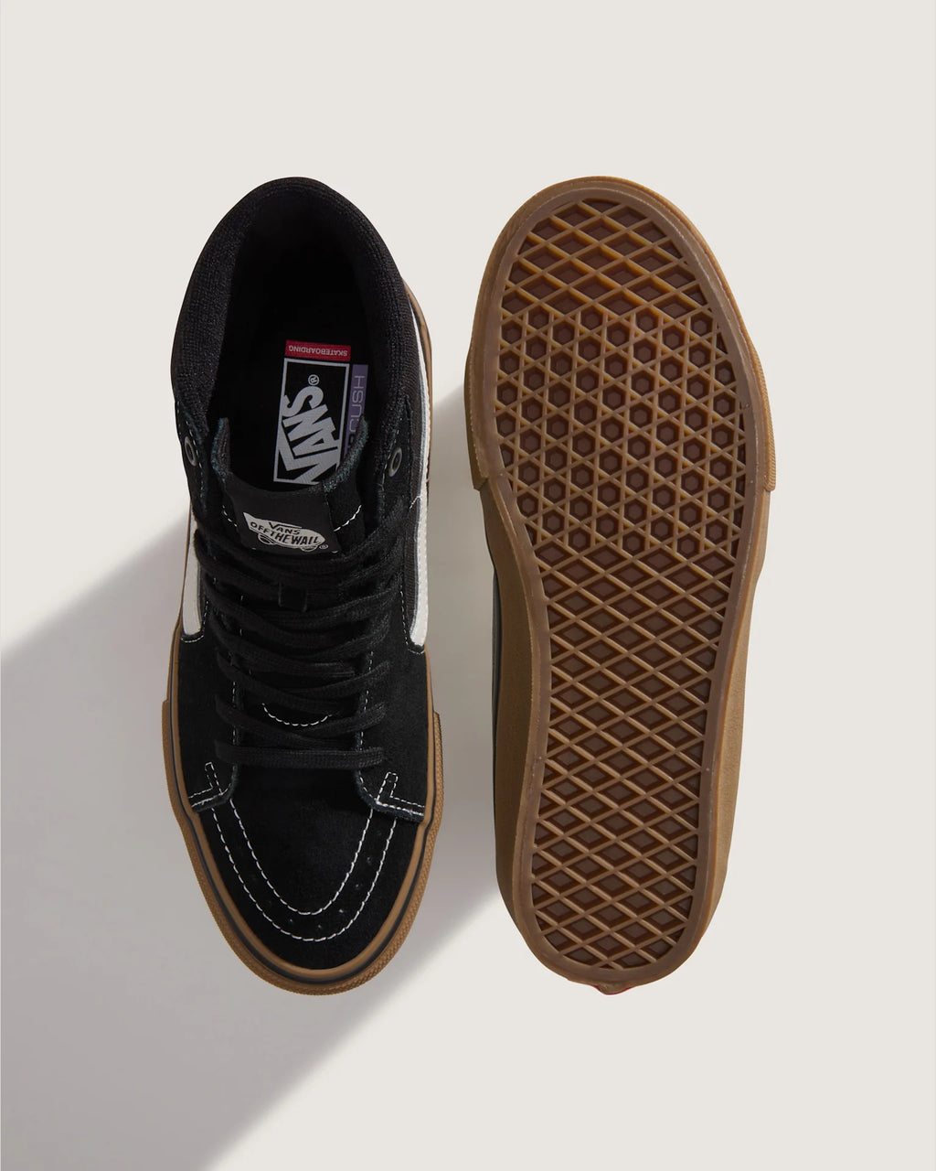 Vans Skate SK8-Hi Black/Gum/White Cipő VN0A5FCCB9K1 - 3