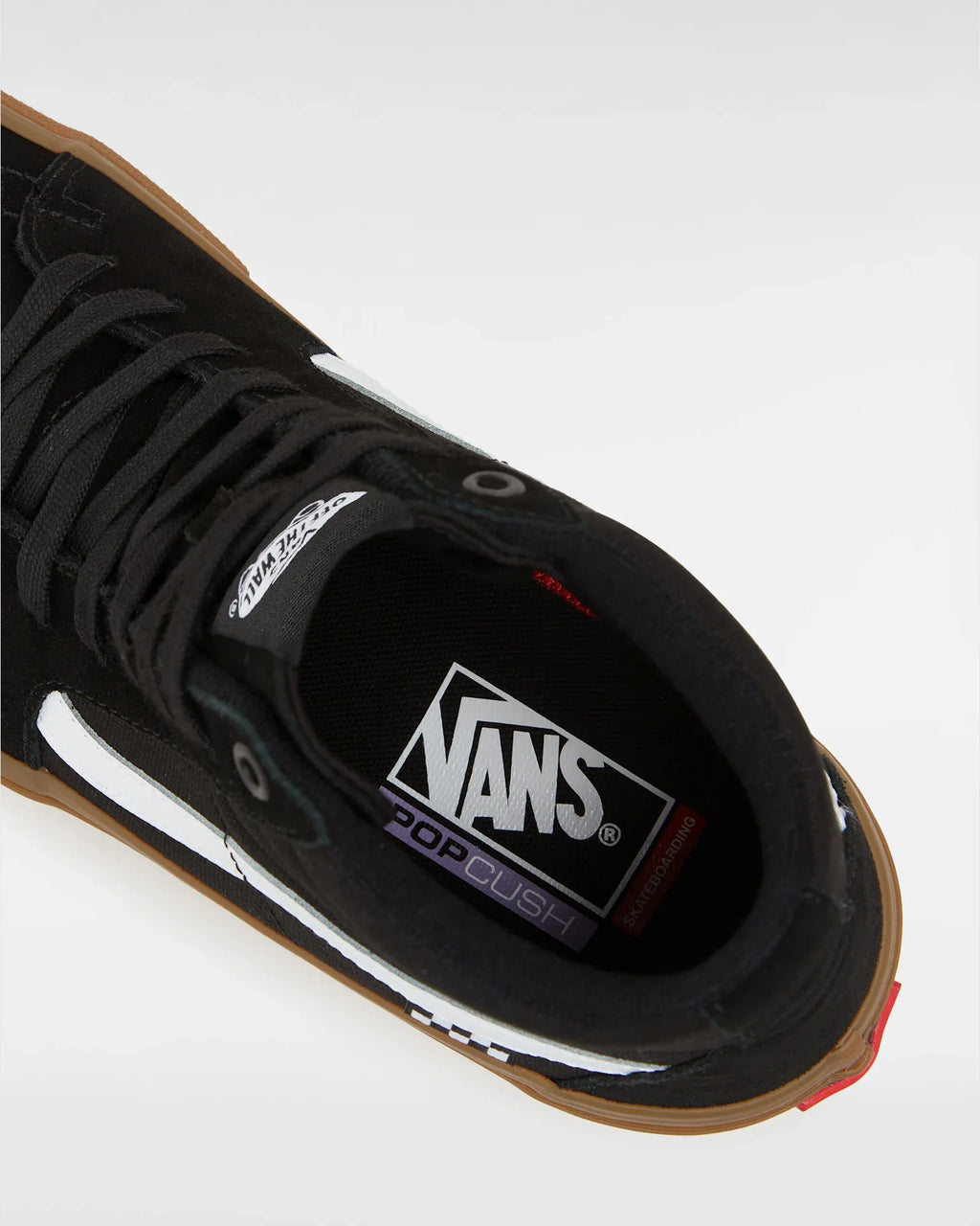 VANS Skate SK8-Hi Black/Gum Cipő kép 7