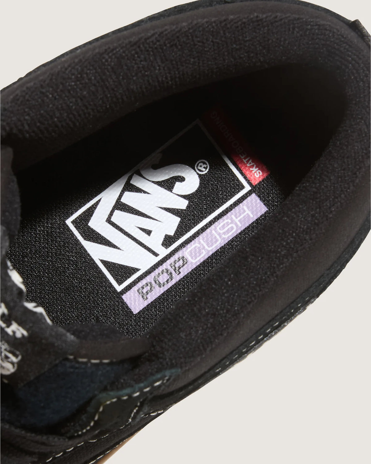 VANS Skate Half Cab Black/Gum/White Cipő VN0A5FCDB9K1 - 5