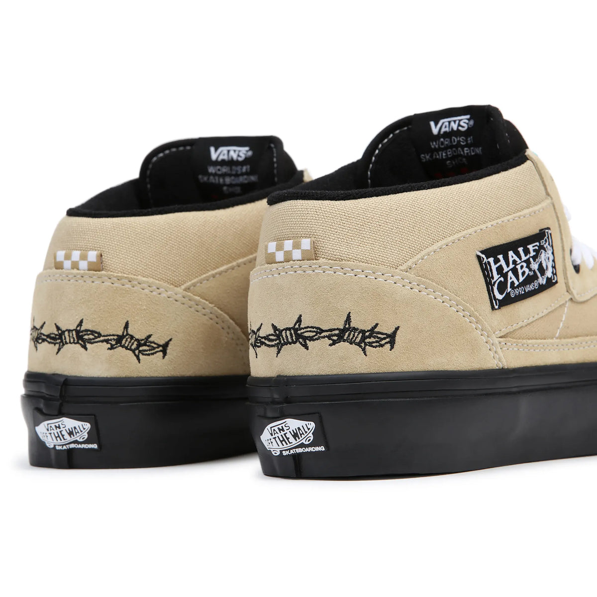 VANS Skate Half Cab ELIJAH BERLE KHAKI/BLACK Cipő kép 7