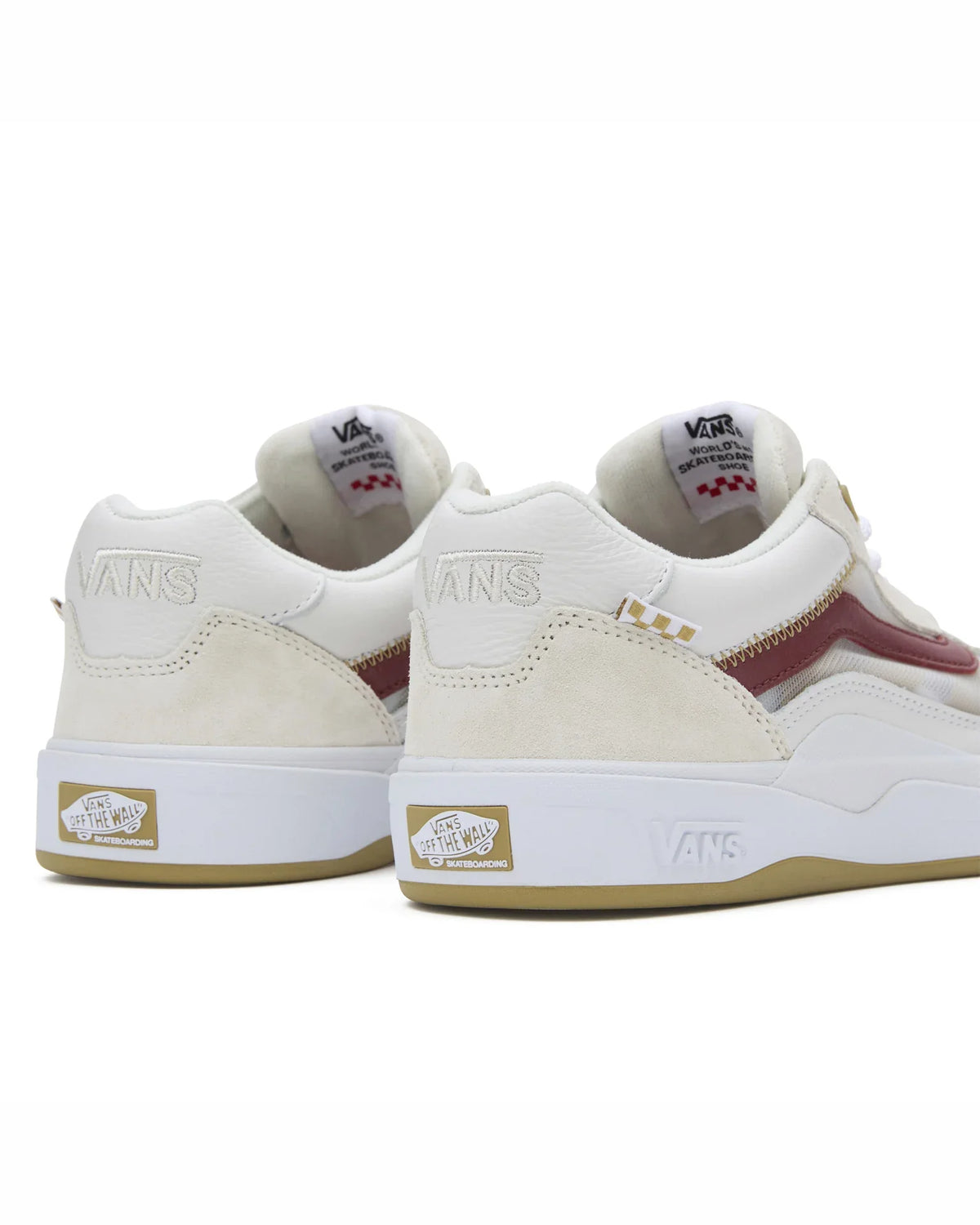 VANS Skate Wayvee LEATHER TAN/WHITE VN0A5JIATWH1 - 5