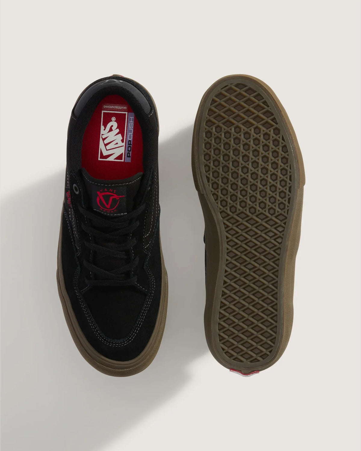 VANS Skate Rowan BLACK/DARK GUM kép 3