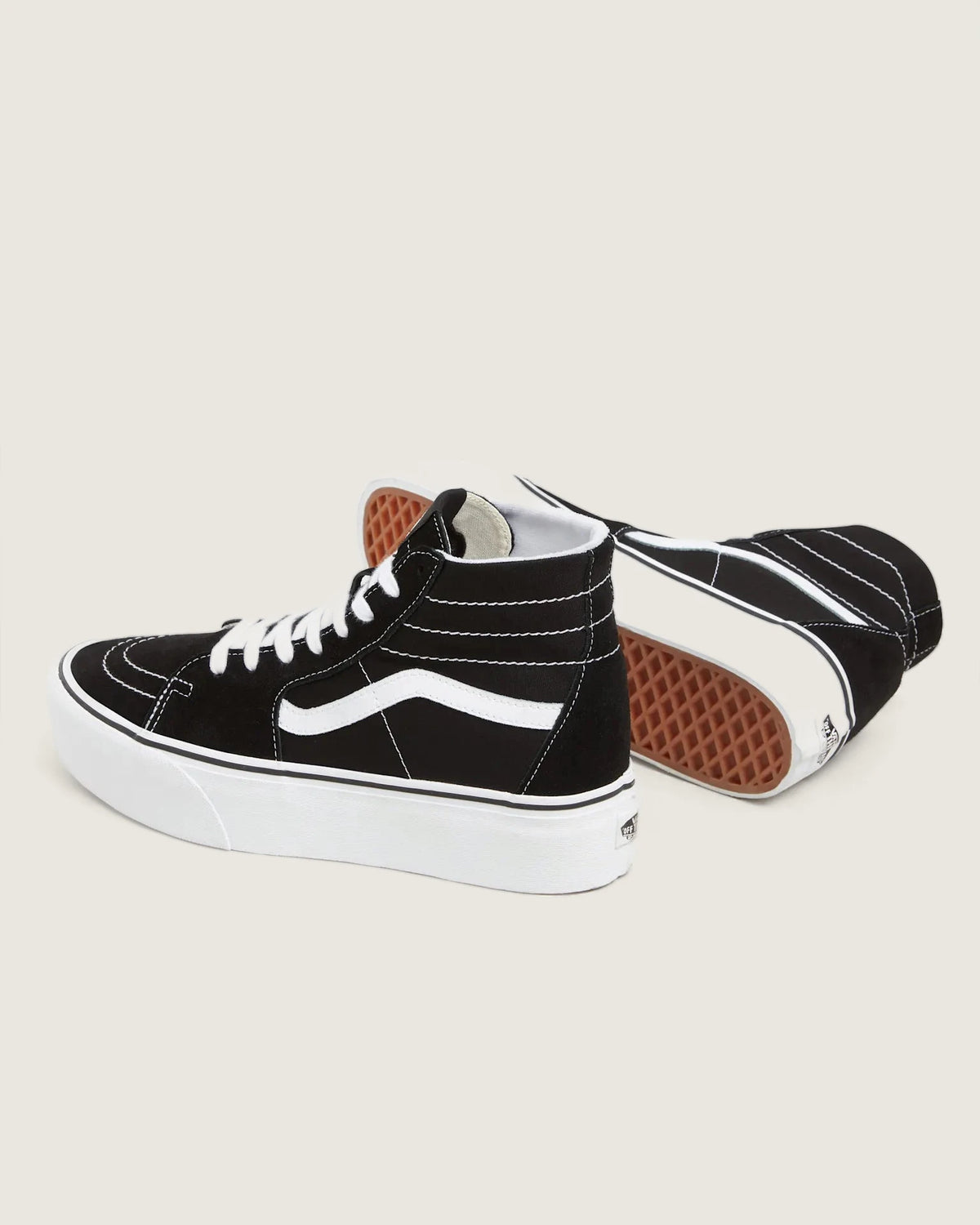 VANS SK8-Hi Tapered Platform BLACK/TRUE WHITE Cipő VN0A5JMKBMX1 - 3