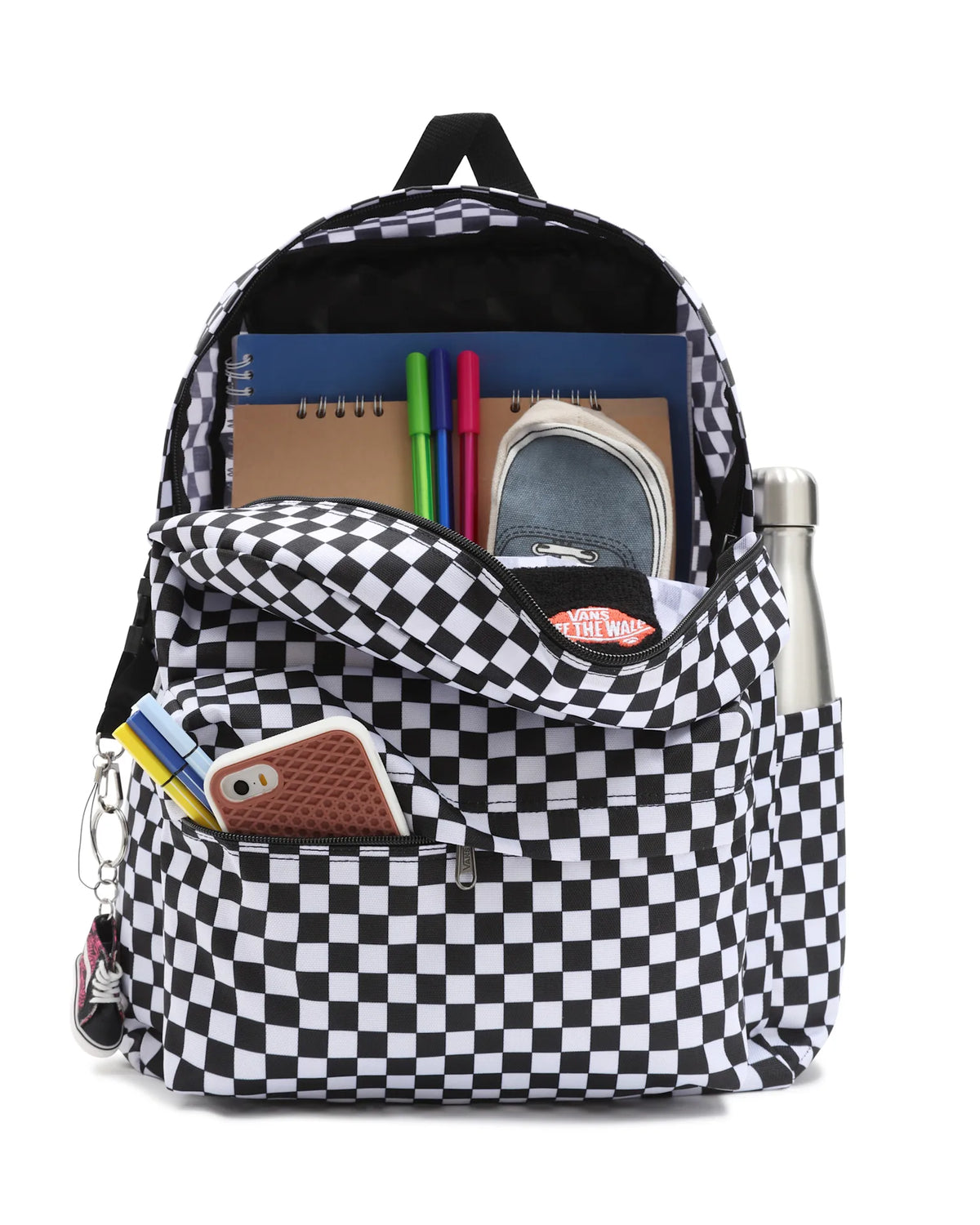 Vans Old Skool Check Backpack CHECKERBOARD Black/White VN0A5KHRY281 - 2
