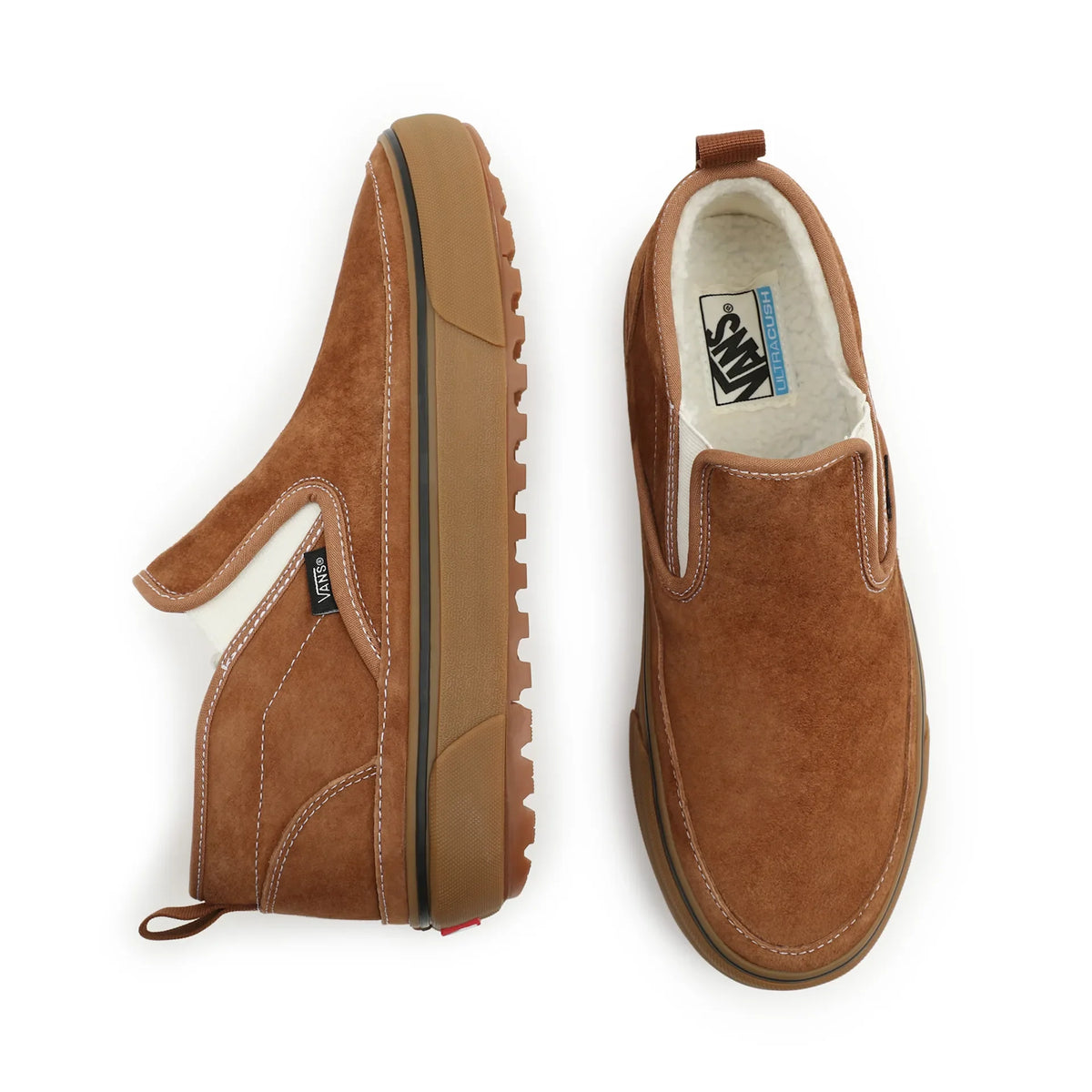 VANS UA Mid Slip MTE-1 chipmunk/gum/suede kép 2