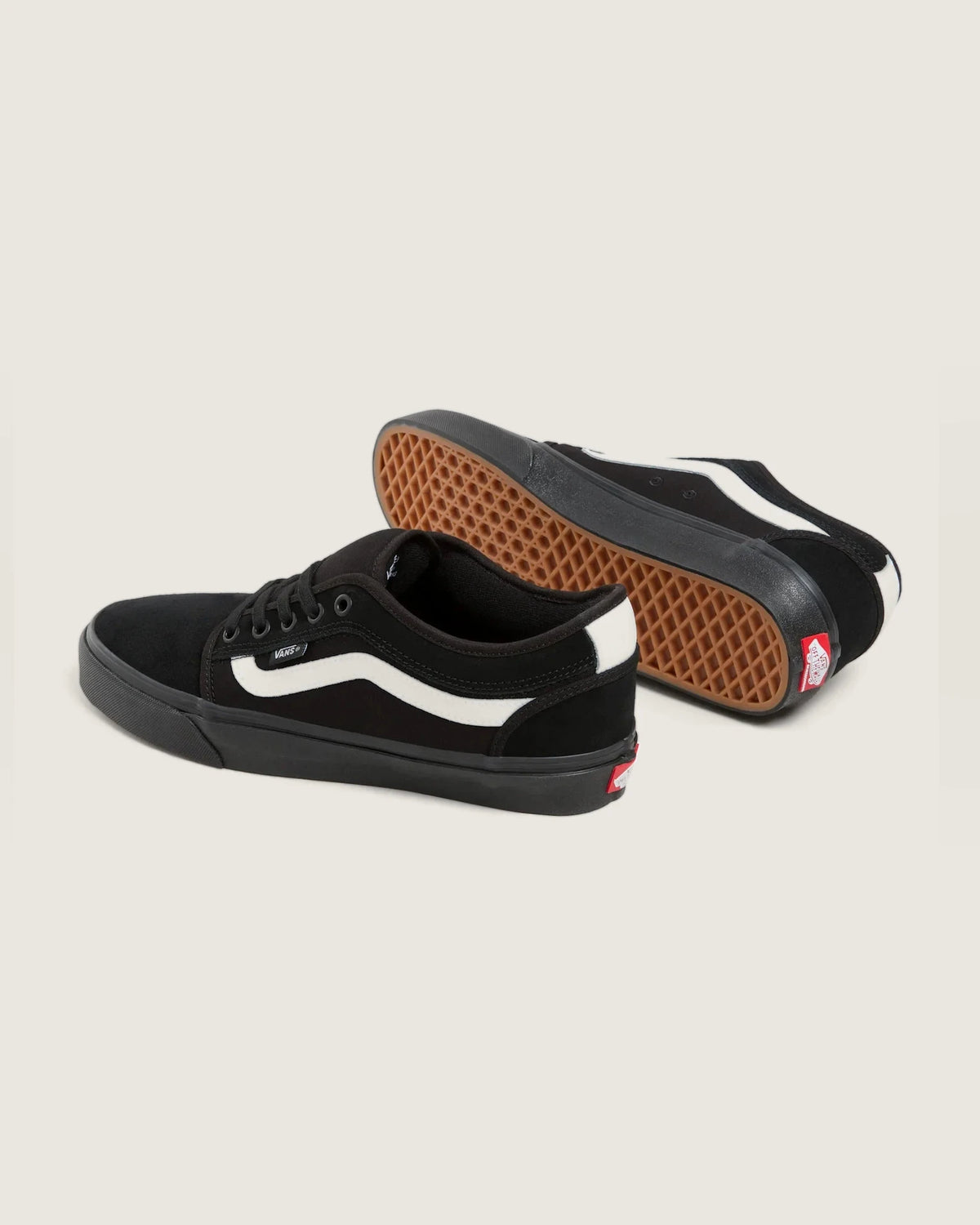 VANS MN Chukka Low Sidestripe BLACK/BLACK/WHITE kép 3