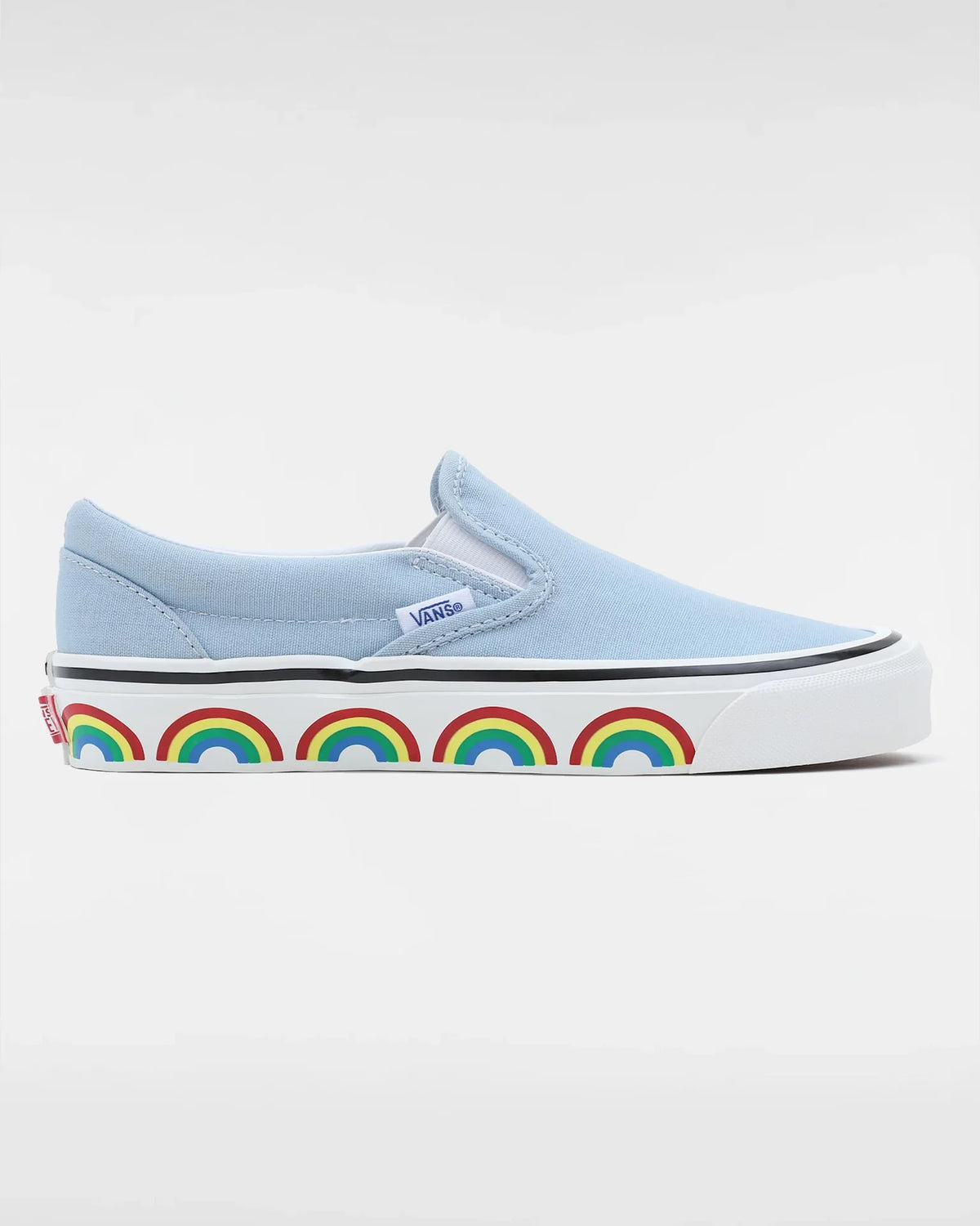 VANS Classic Slip-On 98 DX ANAHEIM FACTORY OG RAINBOW TAPE LIGHT BLUE kép 1
