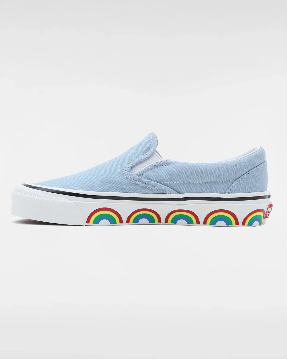 VANS Classic Slip-On 98 DX ANAHEIM FACTORY OG RAINBOW TAPE LIGHT BLUE kép 6