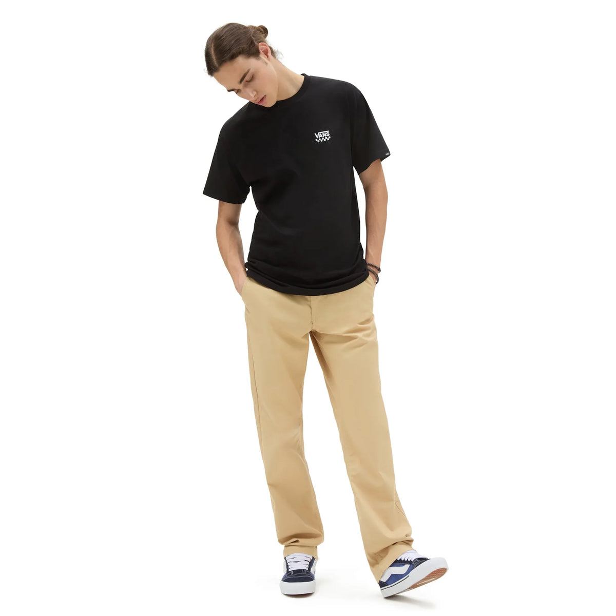 VANS LEFT CHEST LOGO II SS Black Póló kép 2