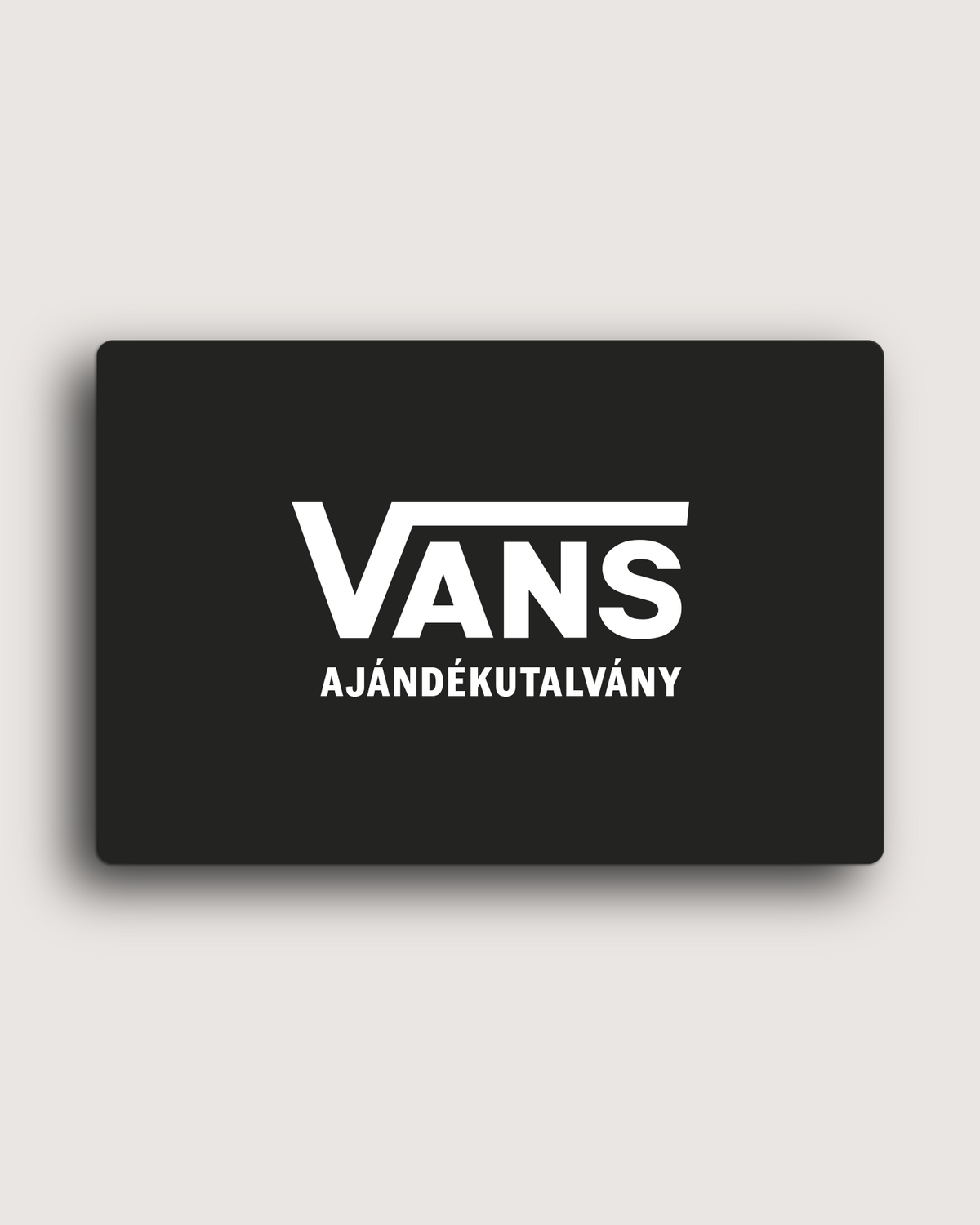 Vans ajándékutalvány